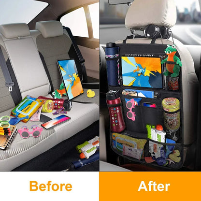 AutoMate Backseat Organizer: Tablet Holder & Storage Solution