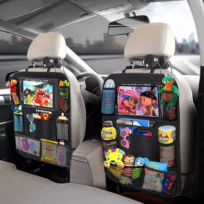 AutoMate Backseat Organizer: Tablet Holder & Storage Solution