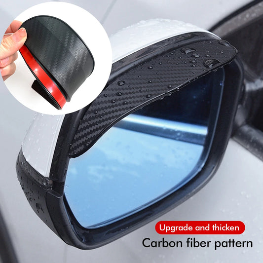 Carbon Fiber Rearview Mirror Rain Visors